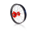 ART MX Complete Front + Rear Wheel 21x1,60/19x2,15 Black Rim/Red Hub Honda