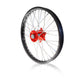 ART MX Complete Front + Rear Wheel 21x1,60/19x1,85 Black Rim/Red Hub Honda