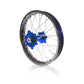 ART MX Complete Front + Rear Wheel 21x1,60/19x1,85 Black Rim/Blue Hub Yamaha - 3033509