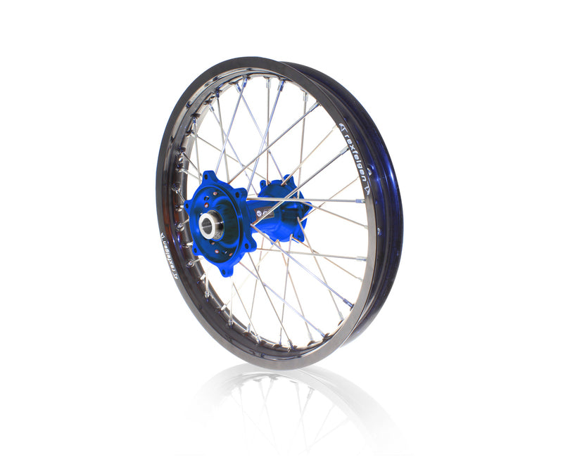 ART MX Complete Front + Rear Wheel 21x1,60/19x2,15 Black Rim/Blue Hub Husqvarna - 3033512
