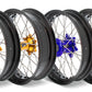 ART SM Complete Front + Rear Wheel 17x3,50/17x4,50 Black Rim/Blue Hub Husqvarna - 3033520