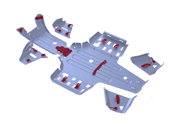RIVAL Complete Skid Plate Kit - Yamaha Kodiak 700