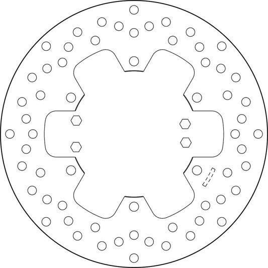 BREMBO Oro Fix Brake Disc - 68B407H8