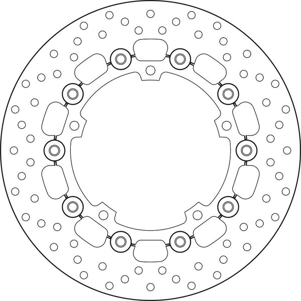 BREMBO Oro Floating Brake Disc - 78B40837