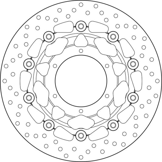 BREMBO Oro Floating Brake Disc - 78B40838