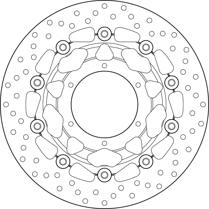 BREMBO Oro Floating Brake Disc - 78B40838