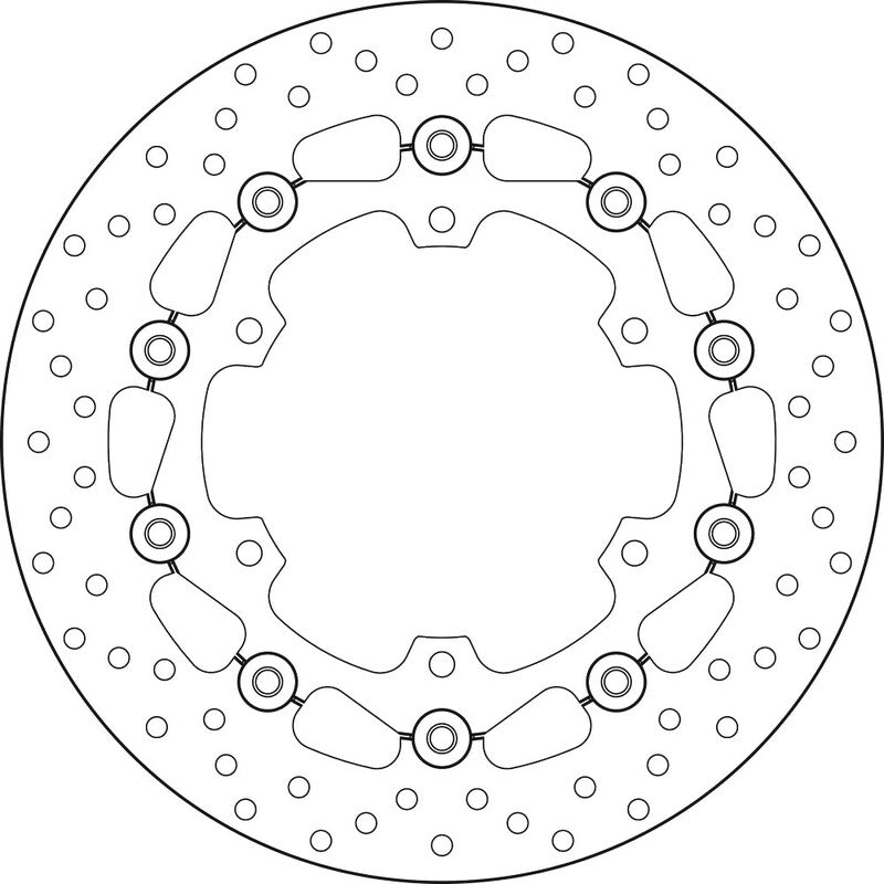 BREMBO Oro Floating Brake Disc - 78B40843