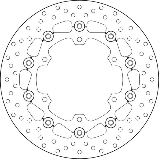 BREMBO Oro Floating Brake Disc - 78B40843