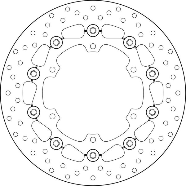 BREMBO Oro Floating Brake Disc - 78B40843