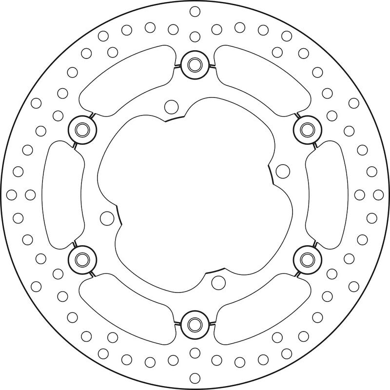BREMBO Oro Floating Brake Disc - 78B40844