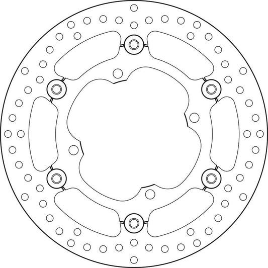 BREMBO Oro Floating Brake Disc - 78B40844