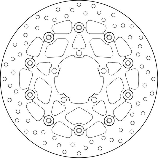 BREMBO Oro Floating Brake Disc - 78B40847