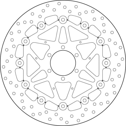 BREMBO Oro Halbschwimmende Bremsscheibe - 78B40888