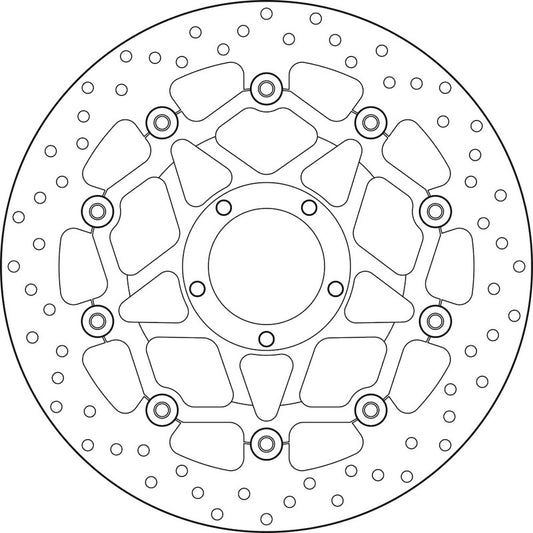 BREMBO Oro Floating Brake Disc - 78B408A4