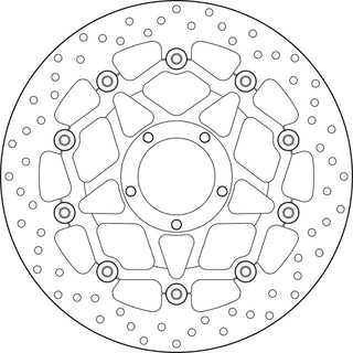 BREMBO Oro Floating Brake Disc - 78B408A4