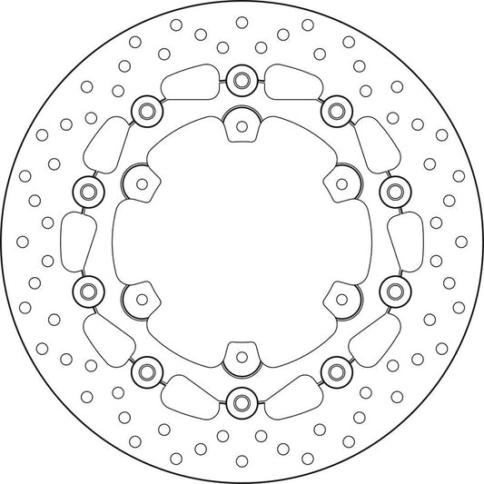 BREMBO Oro Semi-Floating Brake Disc - 78B408A5