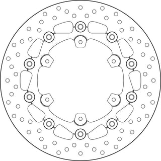 BREMBO Oro Semi-Floating Brake Disc - 78B408A5