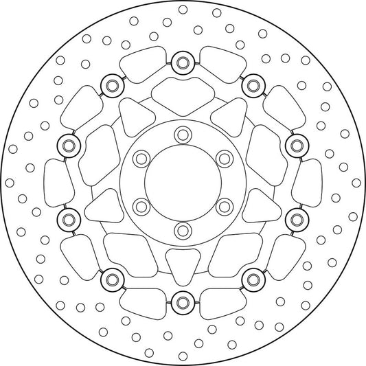 BREMBO Oro Semi-Floating Brake Disc - 78B408A7