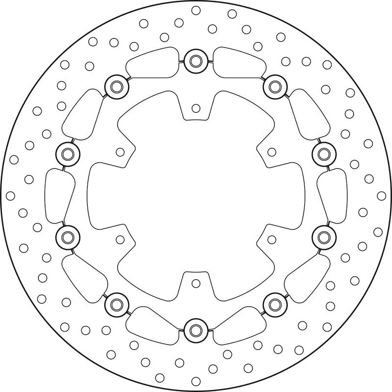 BREMBO Oro Semi-Floating Brake Disc - 78B408A8