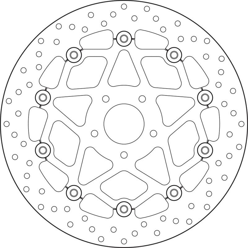 BREMBO Oro Floating Brake Disc - 78B408B0