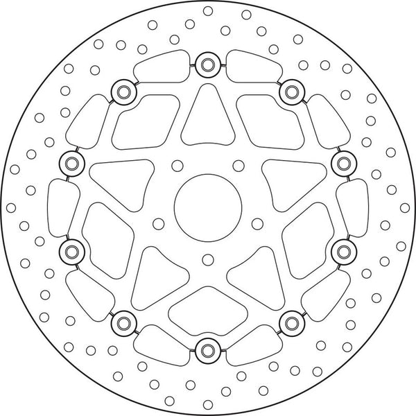 BREMBO Oro Floating Brake Disc - 78B408B0