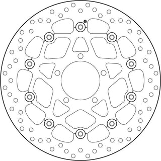 BREMBO Oro Halbschwimmende Bremsscheibe - 78B408B5