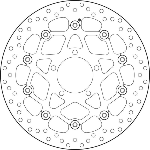 BREMBO Oro Halbschwimmende Bremsscheibe - 78B408B5