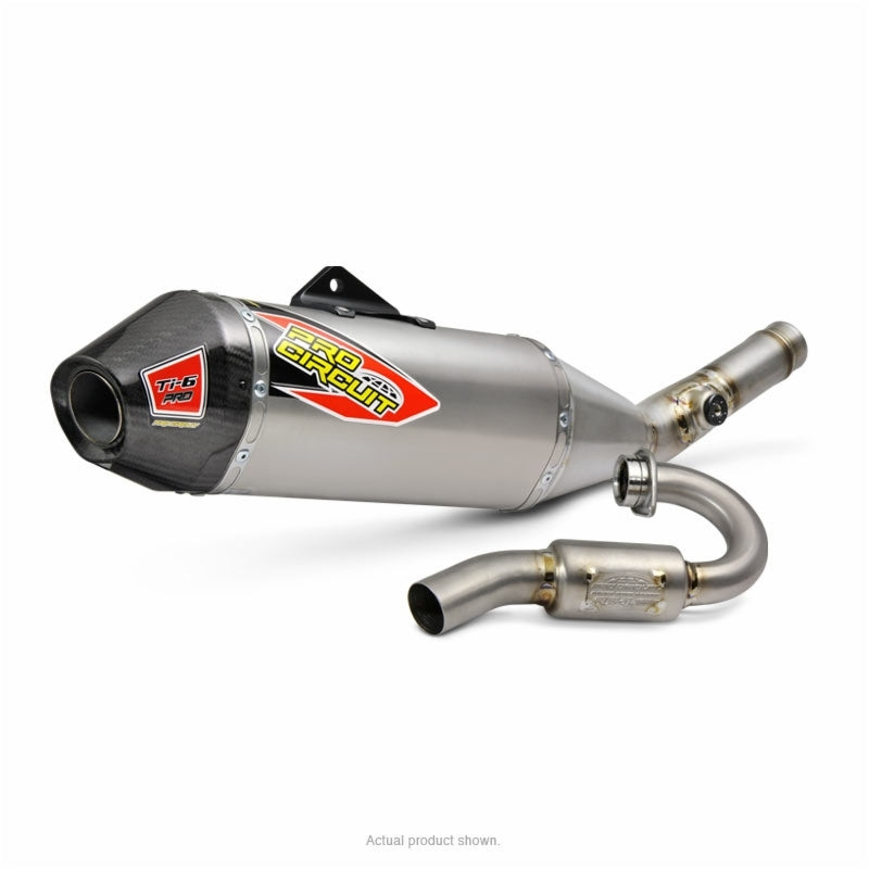 PRO CIRCUIT T-6 Full Exhaust System - Titanium Kawasaki KX250F - 1061695
