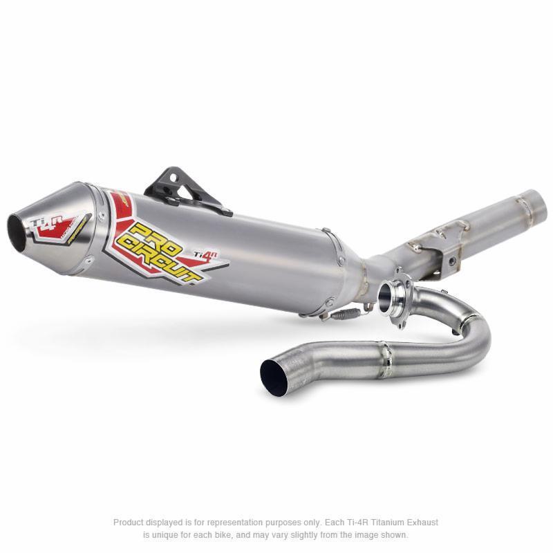 PRO CIRCUIT Ti-4R Full Exhaust System - Titanium Honda CRF450R