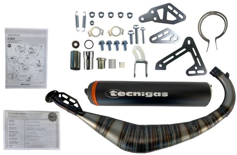 TECNIGAS E-Box Full Exhaust System - Derbi