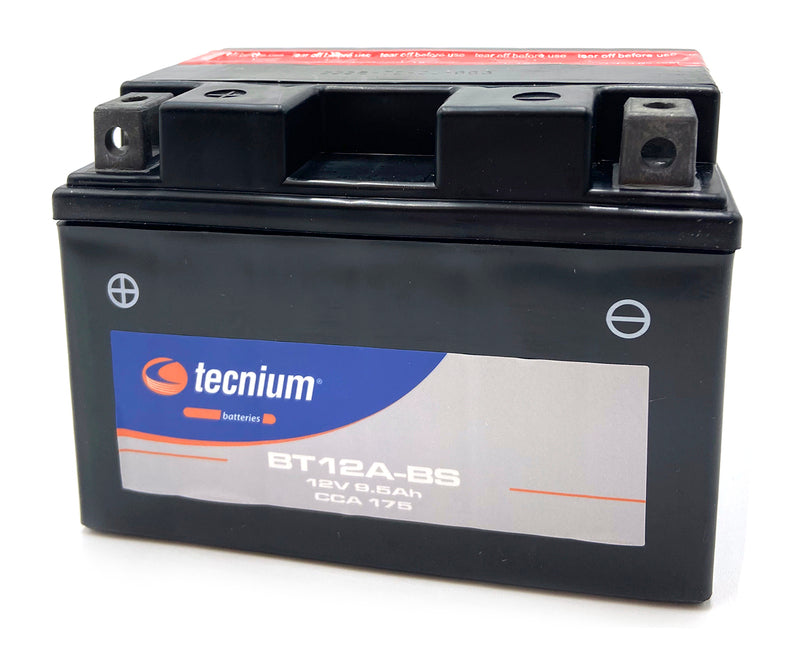 TECNIUM Battery Maintenance Free with Acid Pack - BT12A-BS - 1077841