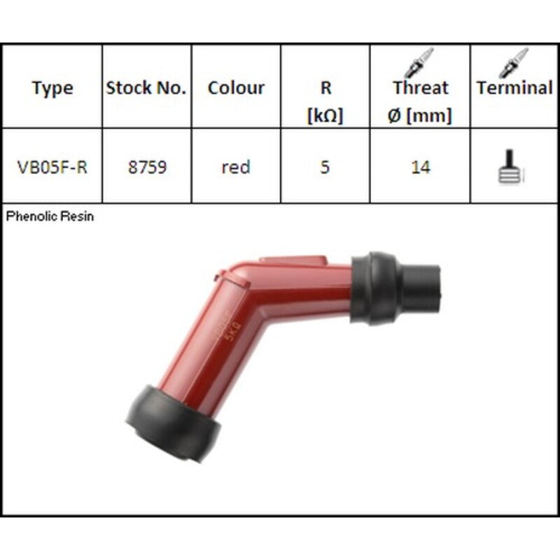 NGK Spark Plug Cap - VB05F-R