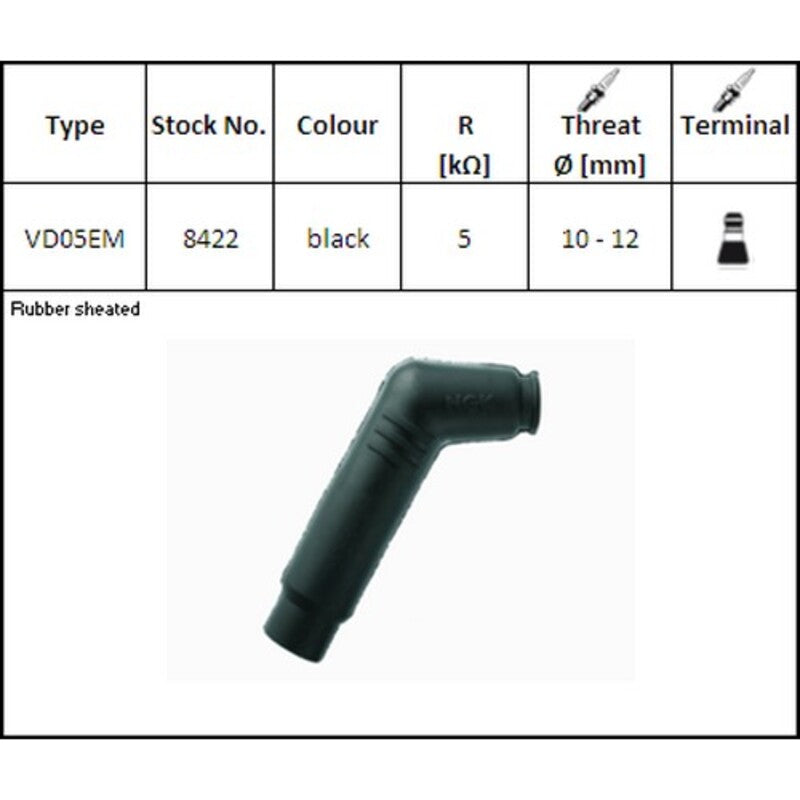 NGK Spark Plug Cap - VD05EM