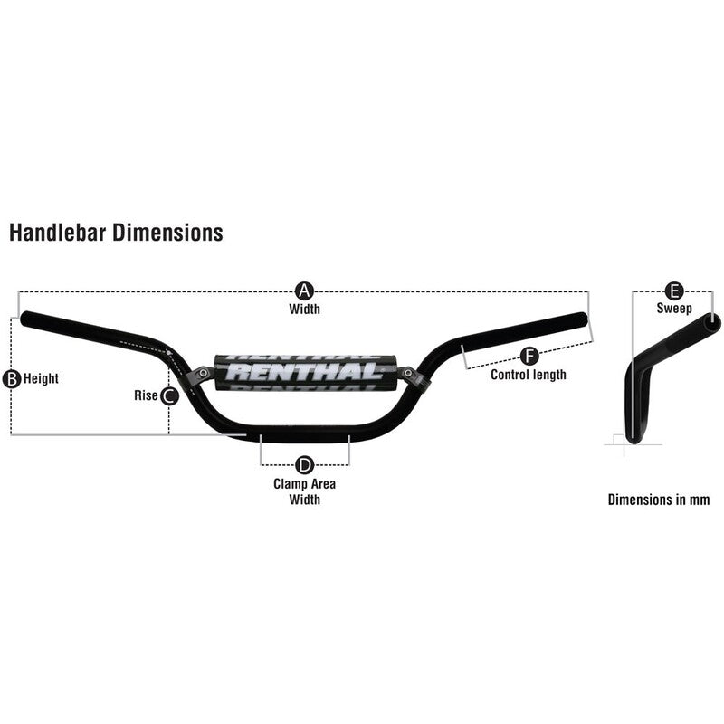 RENTHAL Twinwall 999 McGrath/KTM SX125-450 Handlebar - 1081489003