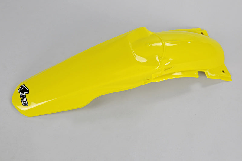 UFO Rear Fender & Licence Plate Holder /w Light Yellow Suzuki RM125/250