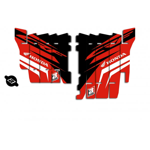 BLACKBIRD Dream Graphic 4 Radiator Louvers Graphic Kit Honda CRF 450 - 1091314