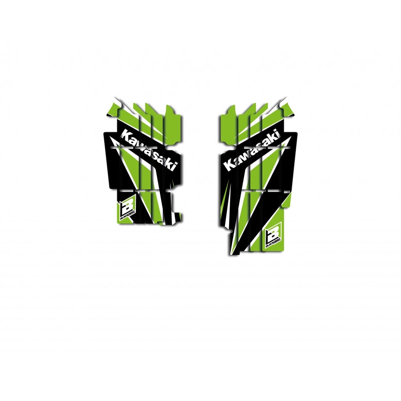 BLACKBIRD Dream Graphic 4 Radiator Louvers Graphic Kit Kawasaki KXF - 1091338