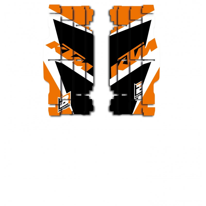 BLACKBIRD Dream Graphic 4 Radiator Louvers Graphic Kit KTM - 1091339