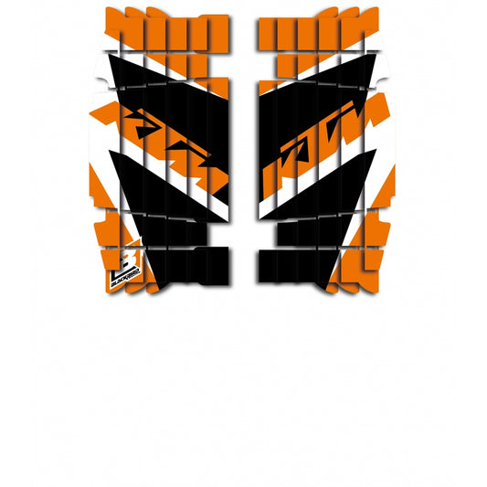 BLACKBIRD Dream Graphic 4 Radiator Louvers Graphic Kit KTM - 1091341