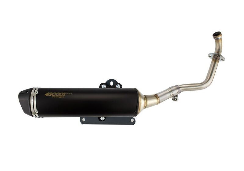 TECNIGAS 4Scoot Evo Black Silencer - Kymco Super Dink 300i