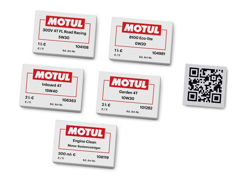 MOTUL Product Labels Moto 1 set