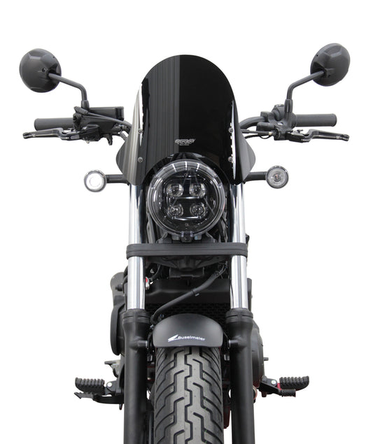 MRA Sport "NSP" Windshield Black - Honda CMX 500 Rebel