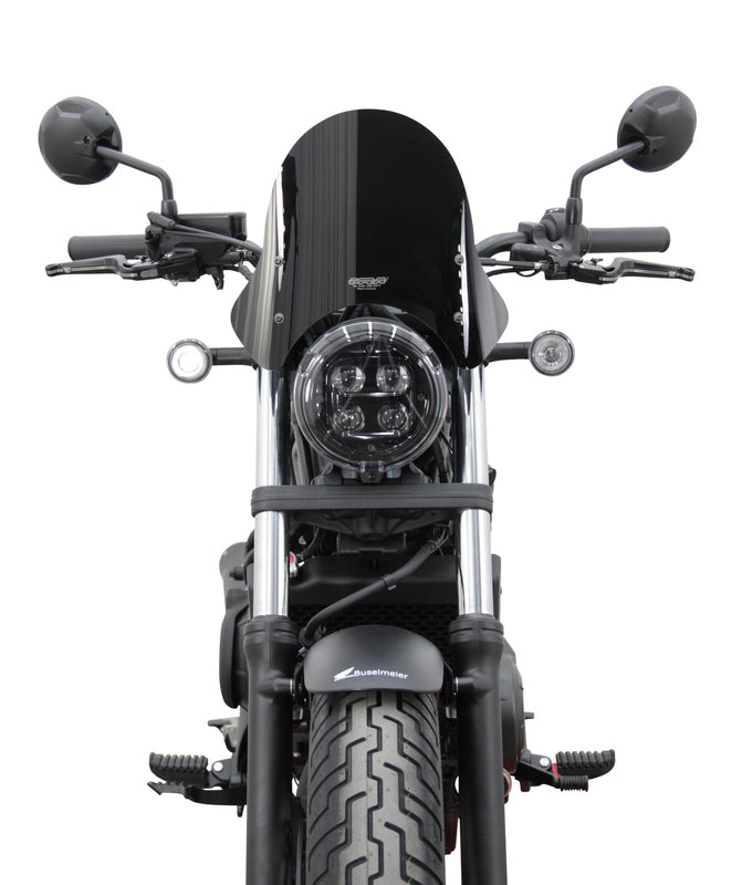 MRA Sport "NSP" Windshield Black - Honda CMX 500 Rebel