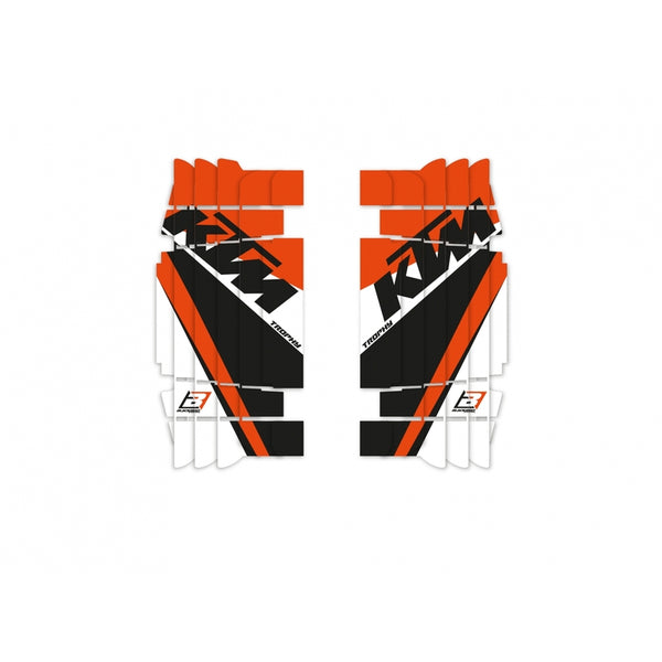BLACKBIRD Replica Trophy 21 Radiator Louvers Graphic Kit - KTM SX/SX-F