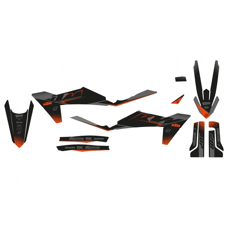 BLACKBIRD Stickers Kit Mate Black - KTM SX/SX-F