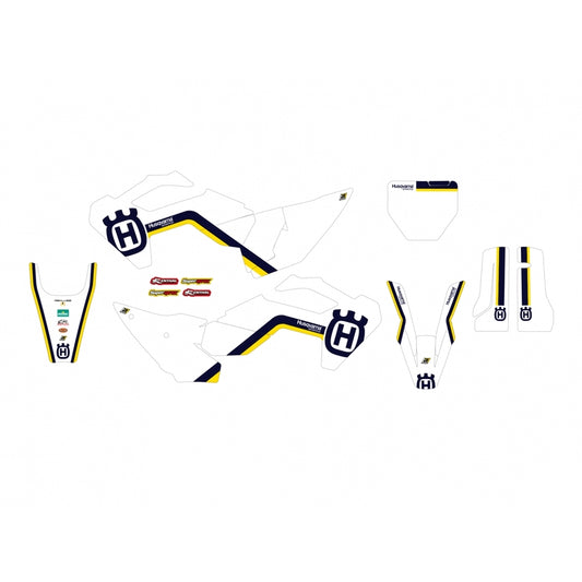 BLACKBIRD Retro Stickers Kit - Husqvarna FC/TC