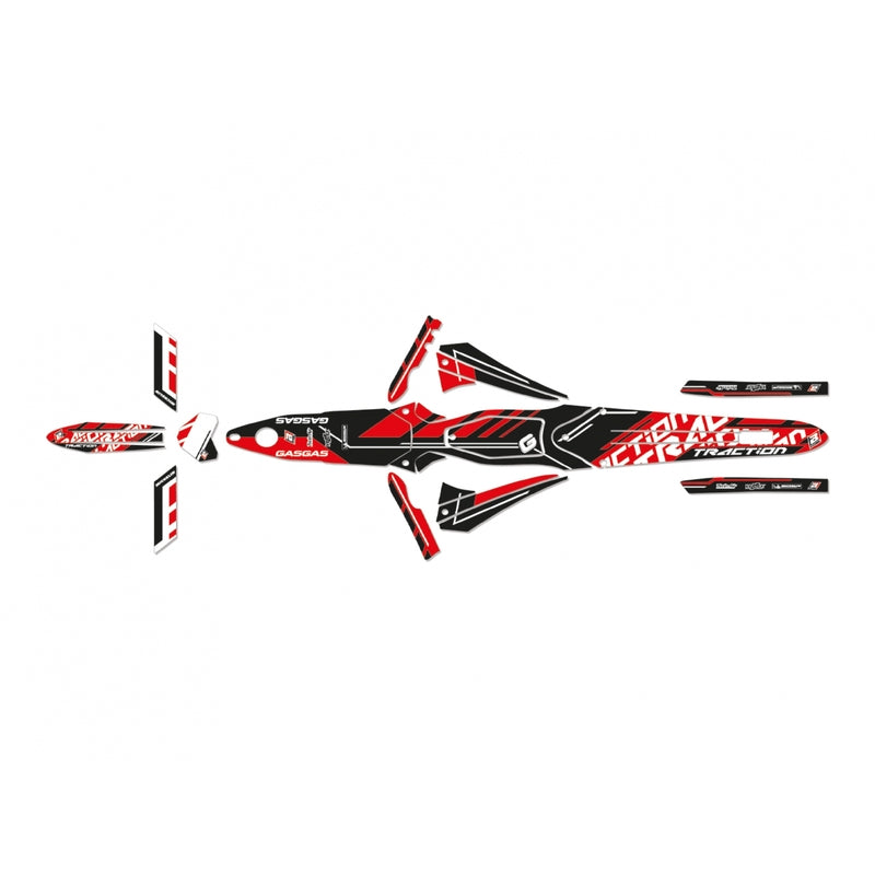 BLACKBIRD Traction Stickers Kit - Montesa