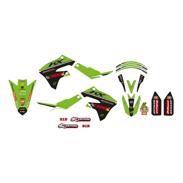 BLACKBIRD Replica Kawasaki F&H 22 Graphic Kit