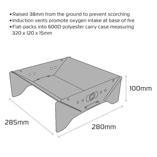 OXFORD Fire Pit incl. Bag