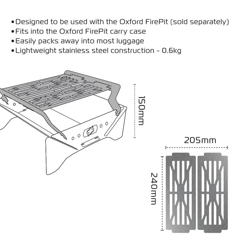 OXFORD Grill for FirePit